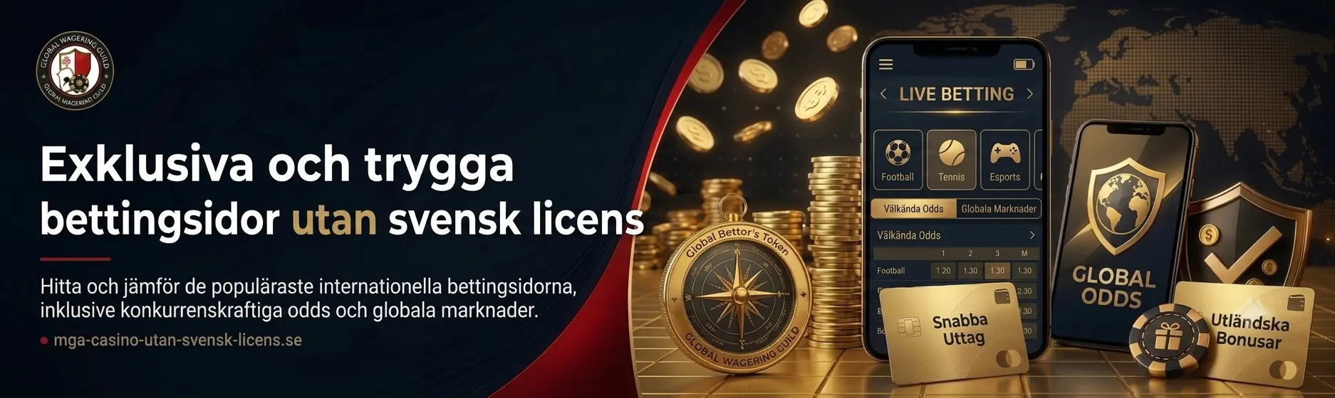 Betting utan svensk licens med internationella spelbolag och olika betalningsmetoder