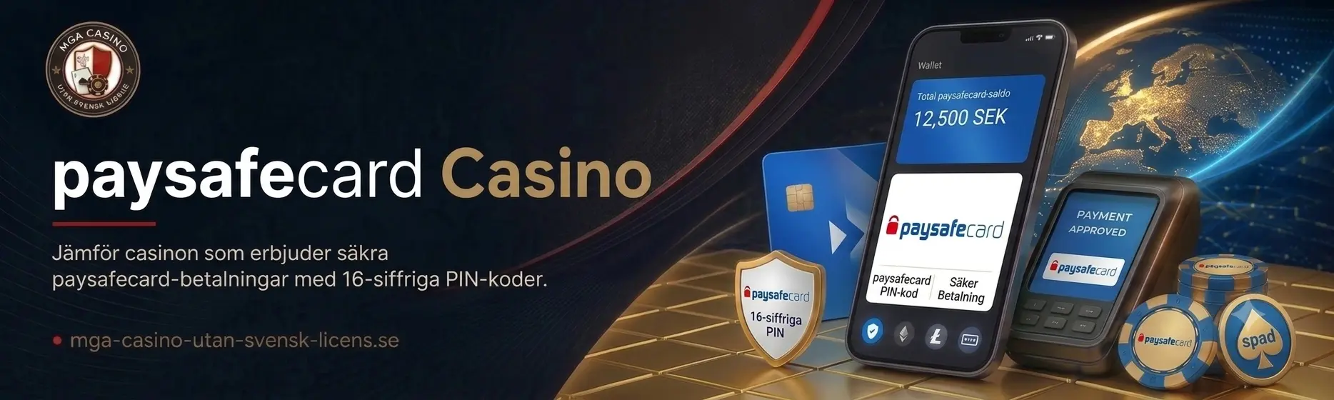 Paysafecard som betalningsmetod för säkra insättningar på online casino