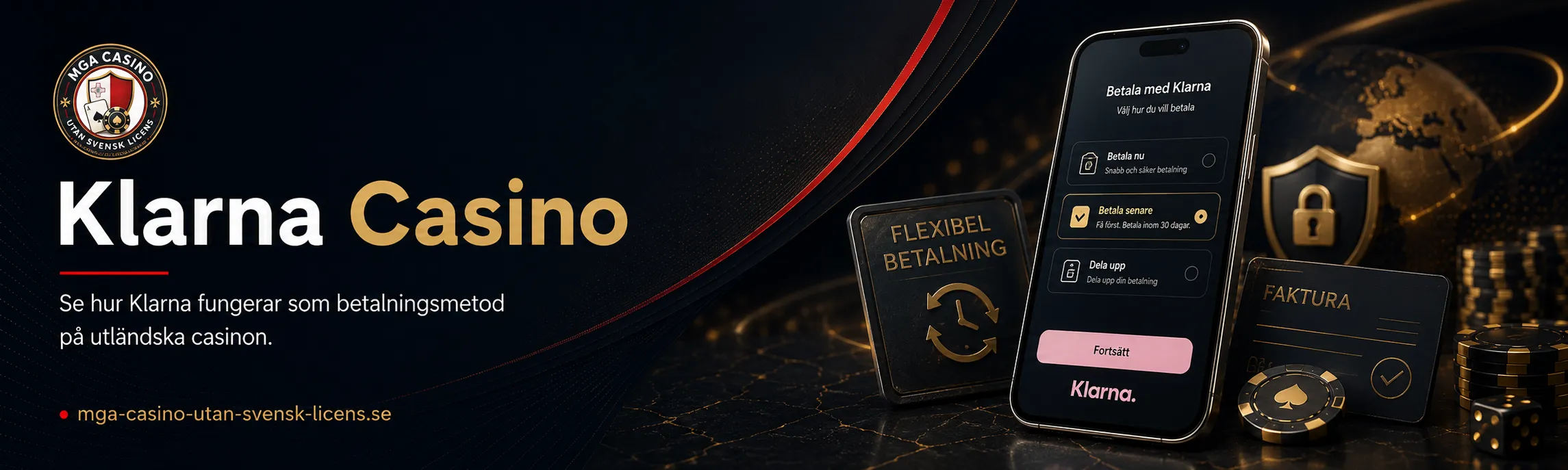 Klarna casino med flexibel betalningslösning
