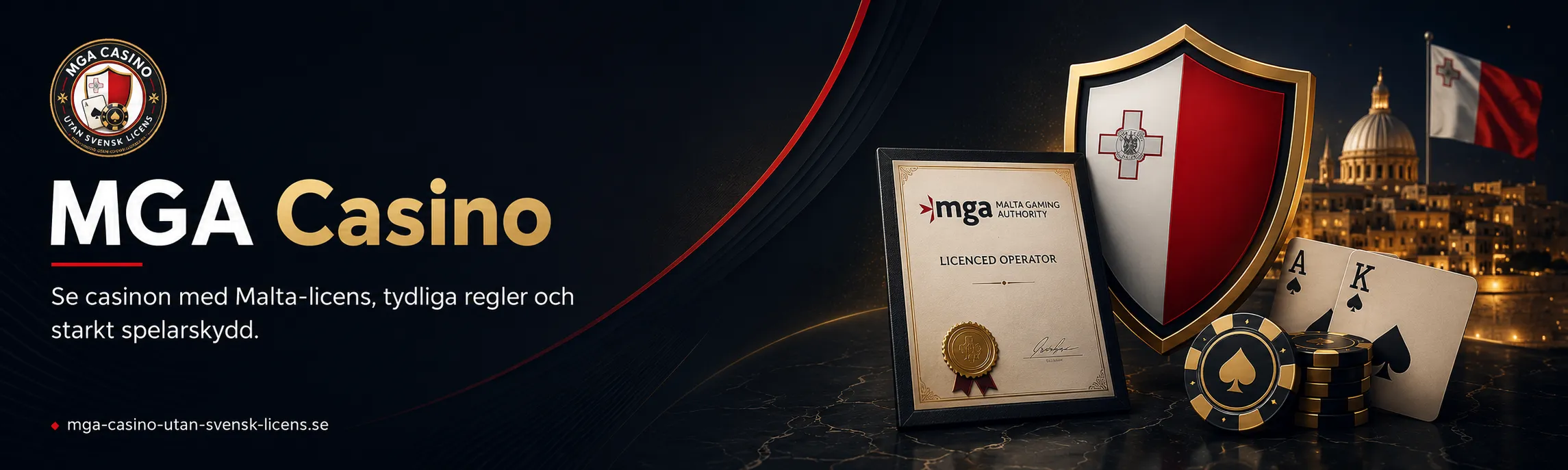 MGA casino med licens från Malta Gaming Authority