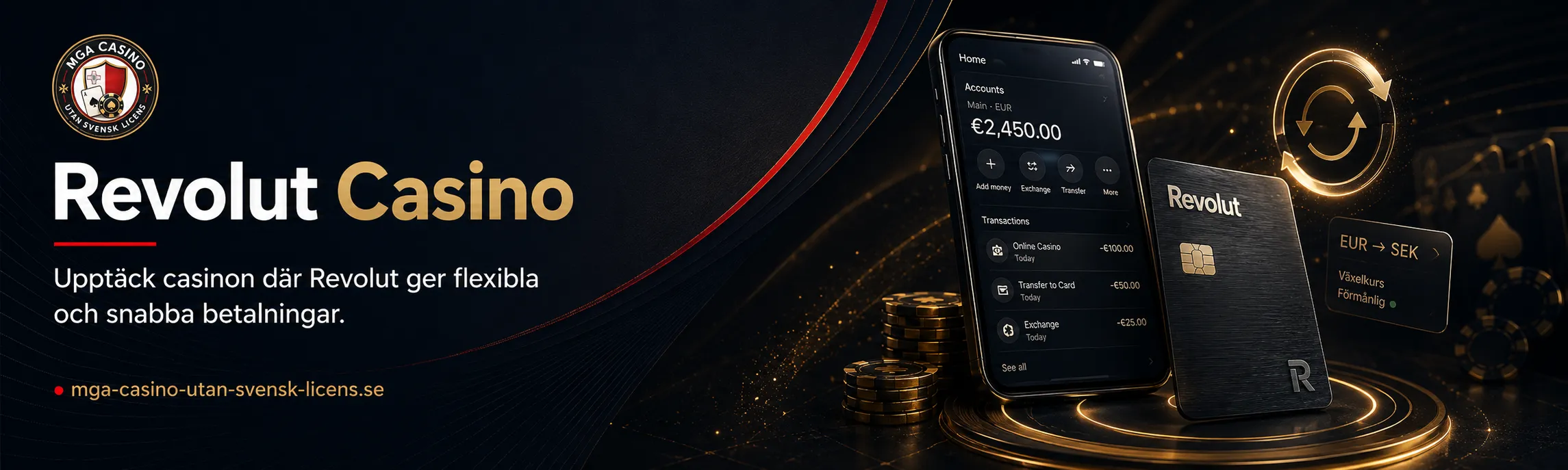 Revolut casino med flexibel betalningsmetod
