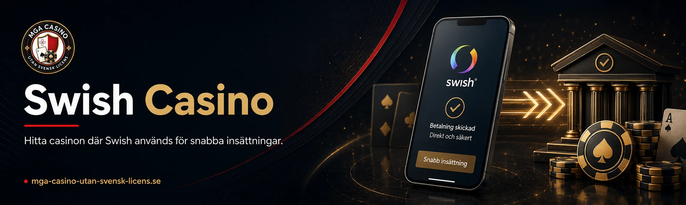Swish casino med snabb mobilbetalning
